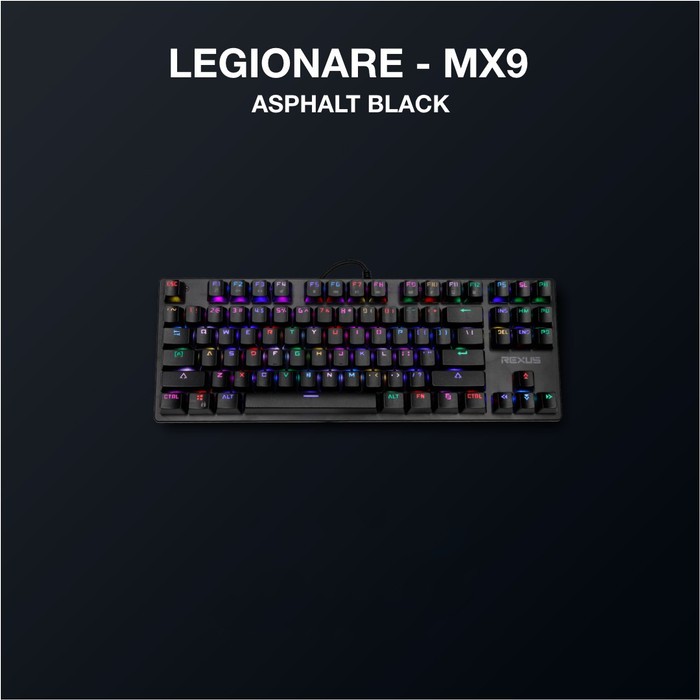 Keyboard Rexus MX9 TKL RGB - Rexus Keyboard Gaming Mechanical Legionare MX9 TKL RGB