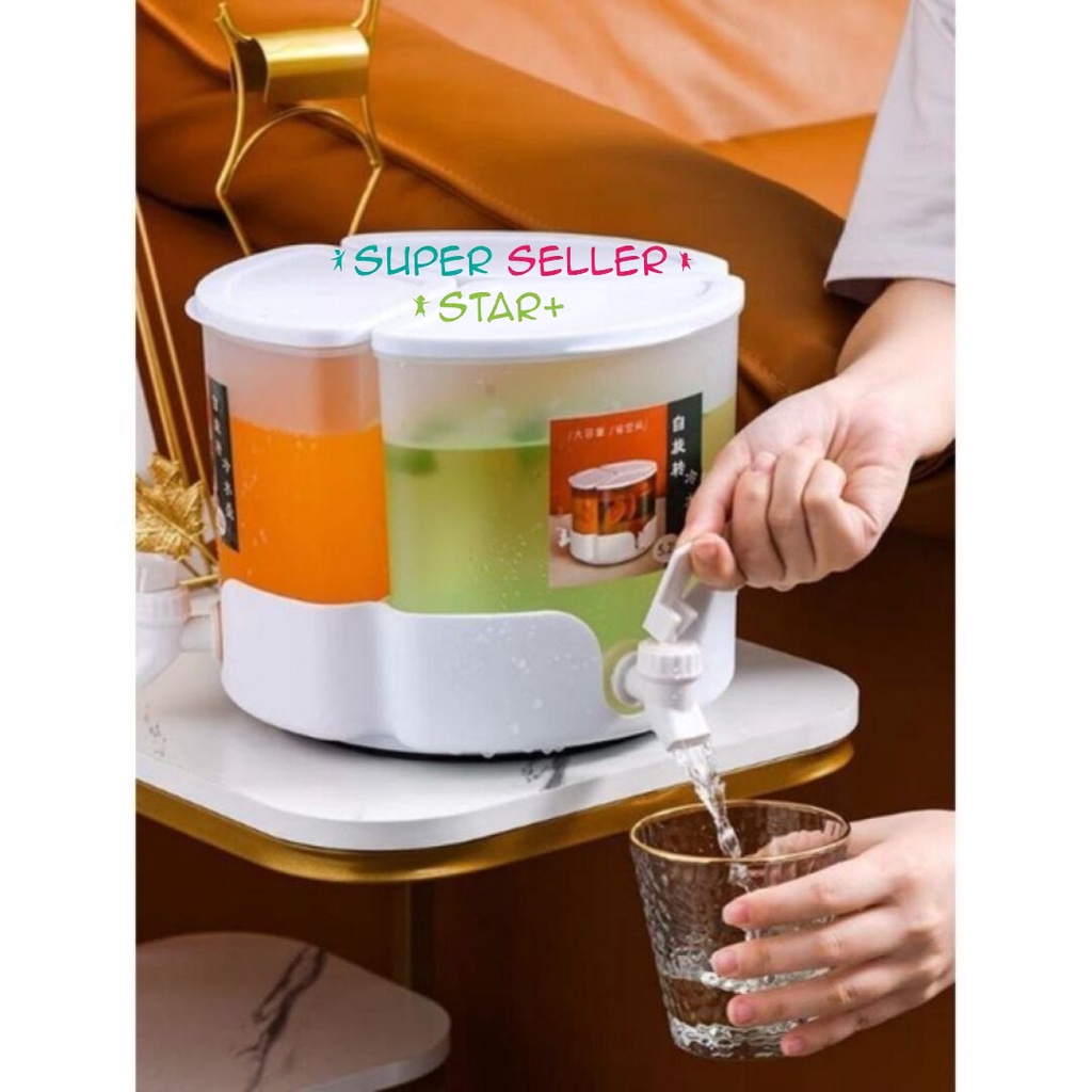 Kulkas Dispenser 3 5 Liter Juice Water Dispenser 1 Keran 2 Keran