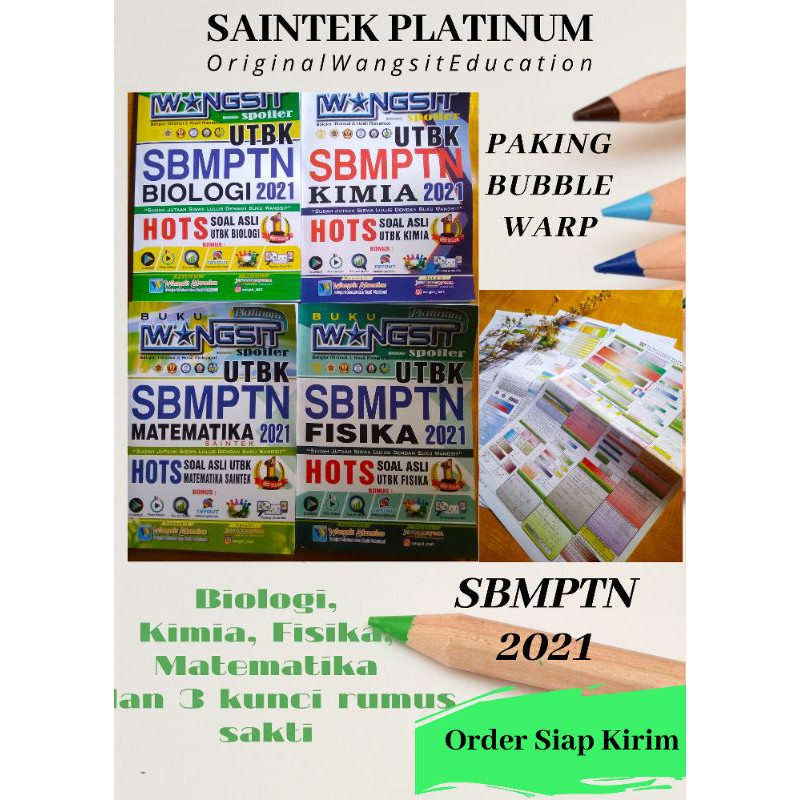 Buku wangsit 2021 / paket platinum IPA / Saintek / SBMPTN / SBMPTN 2021