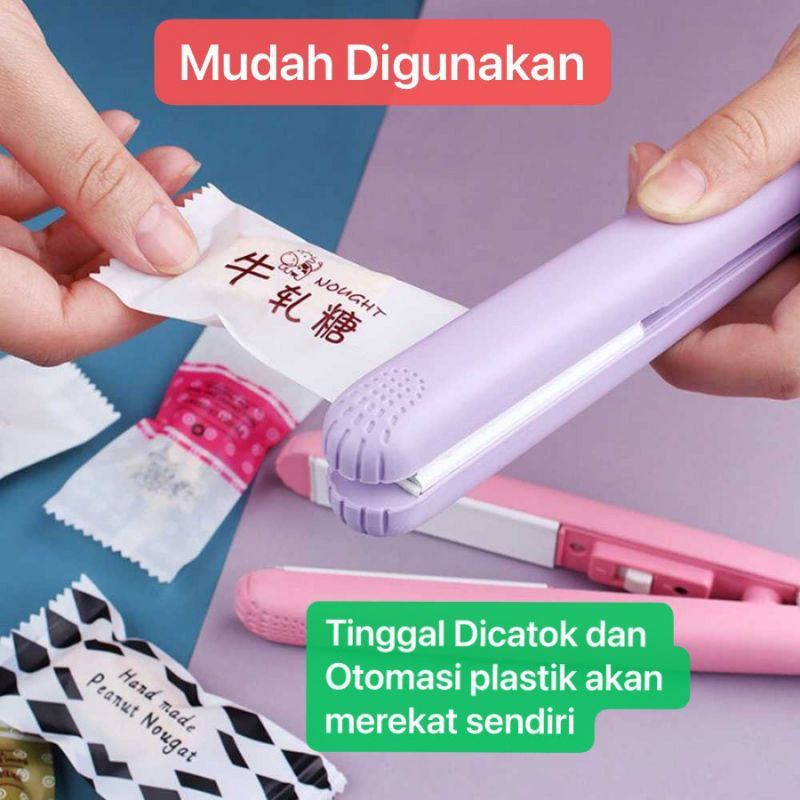 Sealer Mini / Perekat Plastik / Alat Hand Sealer Portable Snack Murah