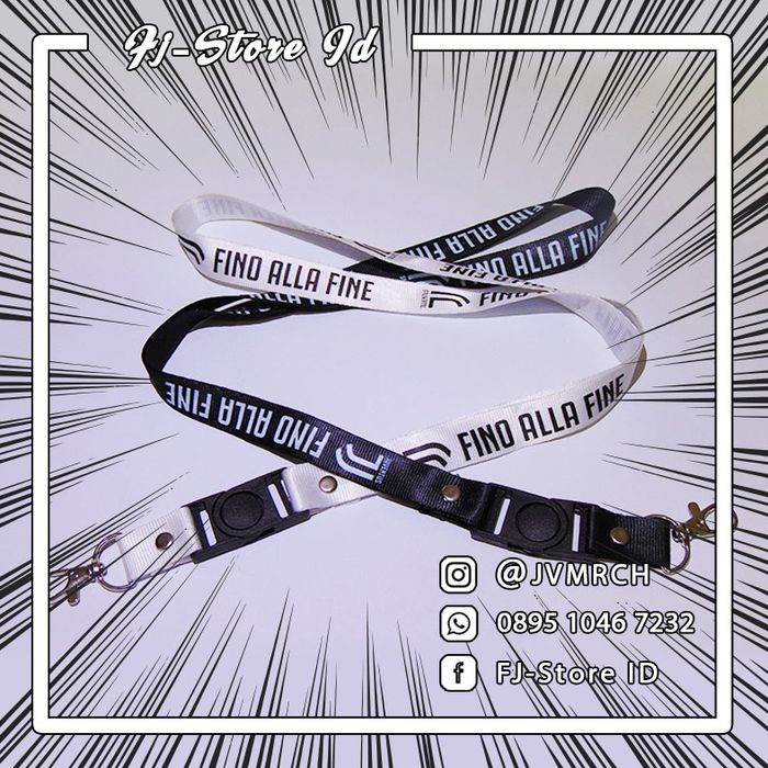 

NEW Gantungan / Lanyard / Tali ID Card Juventus