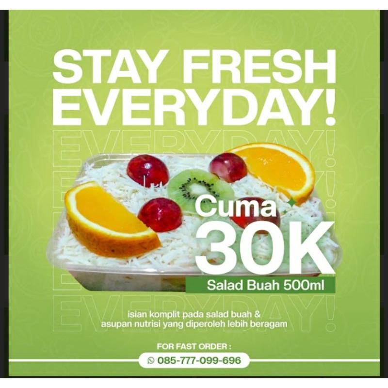 

SALAD BUAH UKURAN 500ML