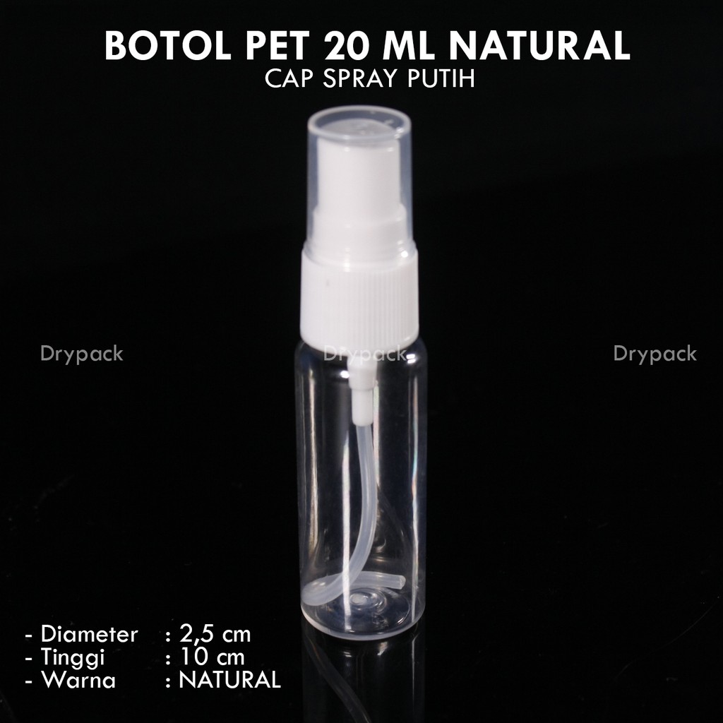 Botol PET 20 ML Natural Spray