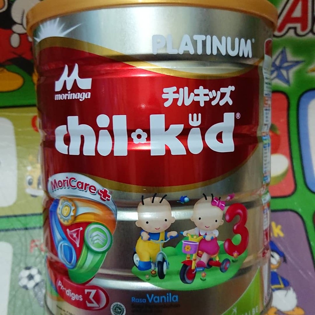 Morinaga Chilkid Platinum 3 Vanilla usia 1-3 tahun 800gr