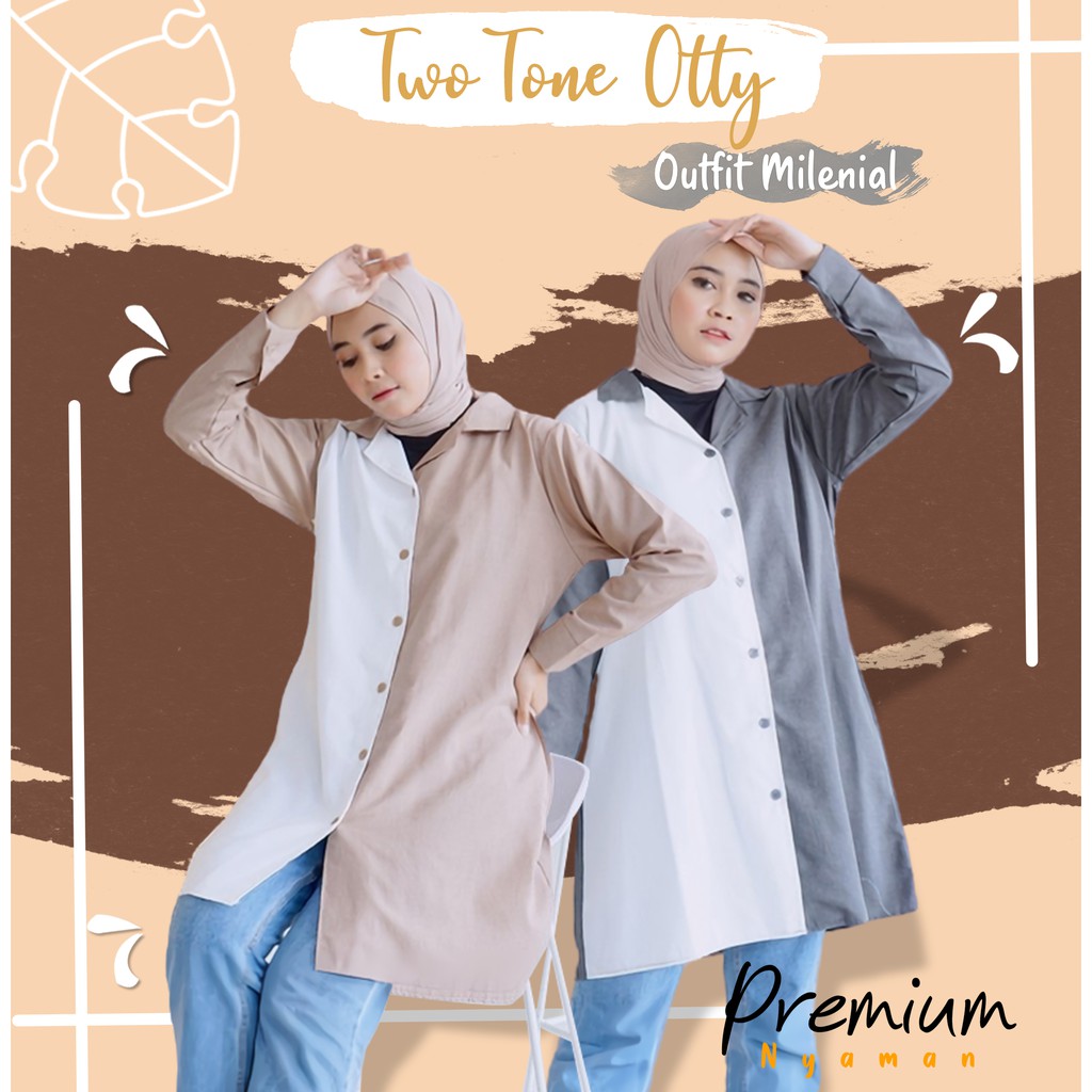 Baju Atasan Tunik Remaja Wanita polos Motif Mix Import Premium Katun Rayon Viscose Jumbo Bangkok Ori