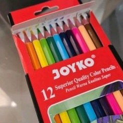 

Pensil warna panjang 12 JOYKO CP-100
