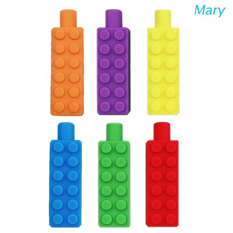 Mary 3pcs / Pak Mainan Gigit Silikon Untuk Terapi / Anak Autis / Kecemasan