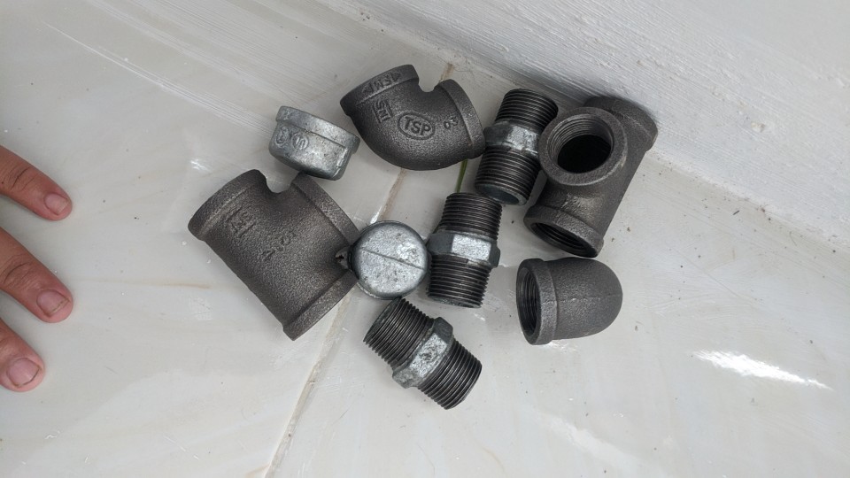 Double Nepple/ Dobel Nepel/ Double Nepel Galvanis Besi Drat 3/4