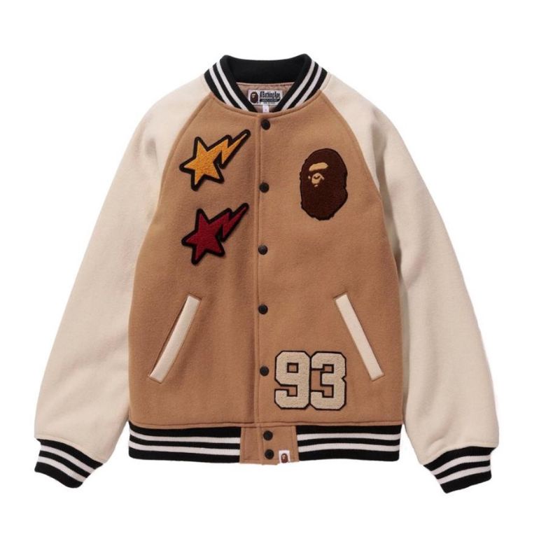 JAKET VARSITY A BATHING APE BAPE | OUTERWARE | SWEATER