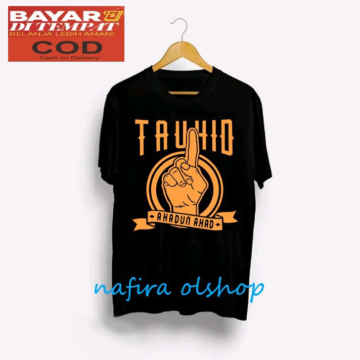 KAOS DAKWAH TAUHID / KAOS DISTRO TAUHID / KAOS HIJRAH TAUHID TERLARIS TERMURAH
