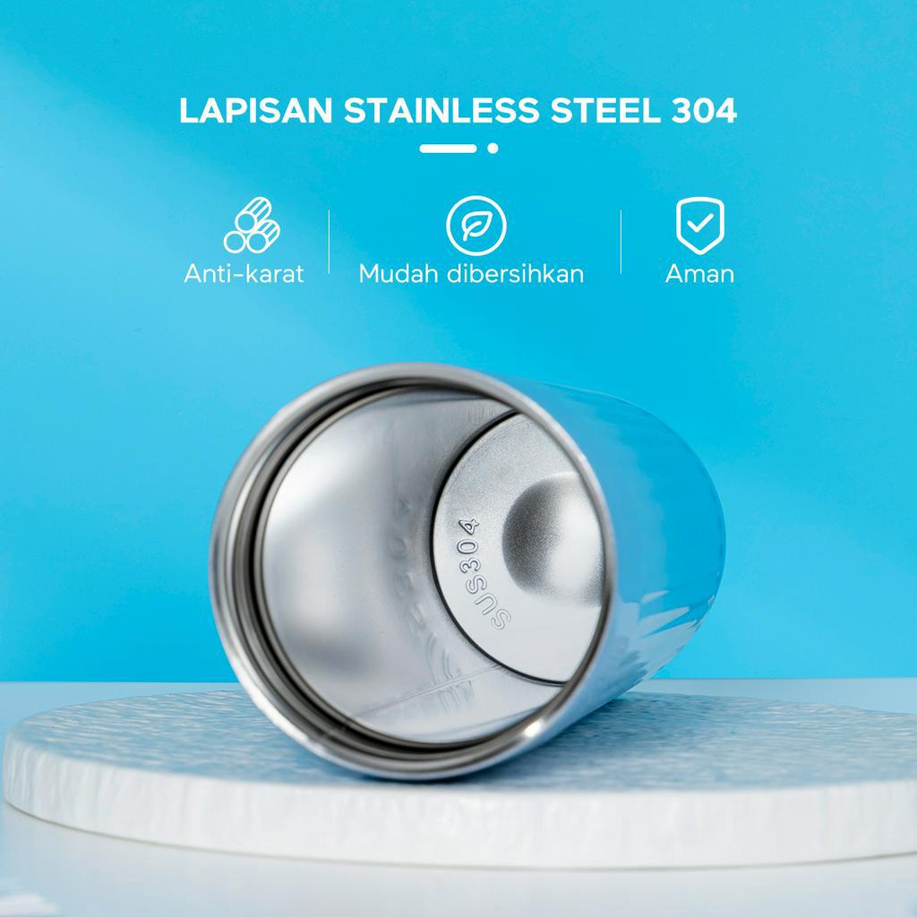 ecentio Tumbler 500ml Stainless 304 Thermos Botol Minum Cold Botol Air Panas Vacuum Flask/Tumbler suhu Termos