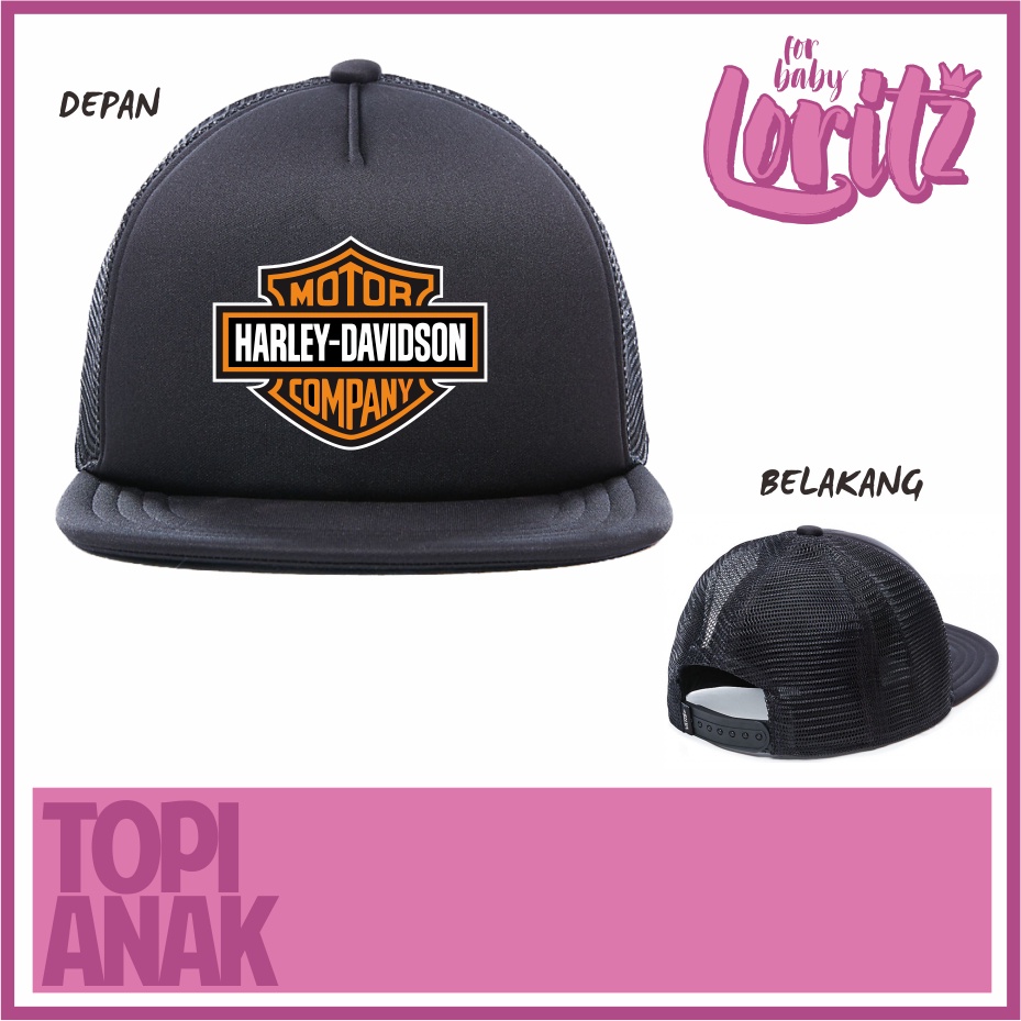 TOPI ANAK HARLEY HOTWHEELS