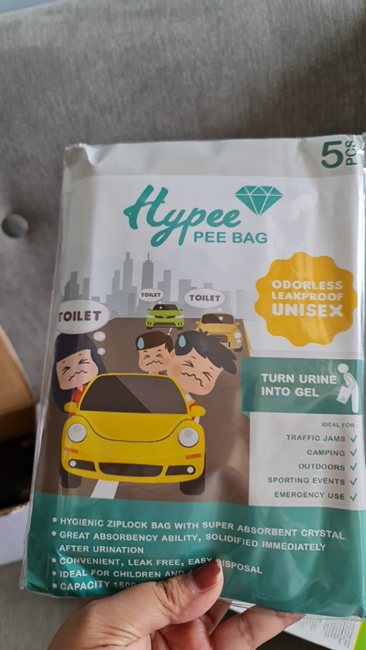 Hypee Pee Bag Hypee Bidet Kantong Urine Bag For Untuk Traveling Tempat Kencing Emergency