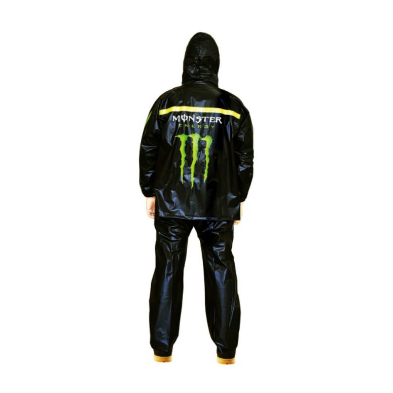jas hujan/ celana baju hujan/ mantol hujan monster motif