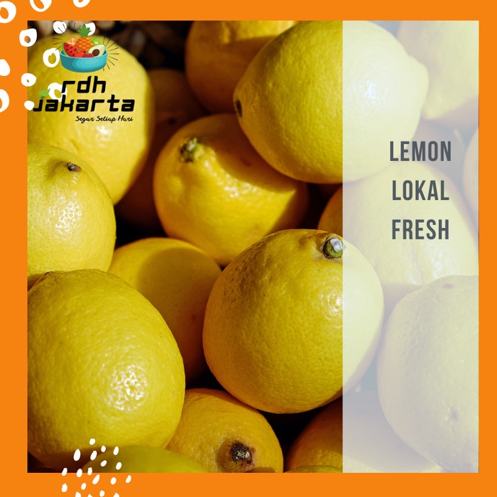 

Buah Lemon Segar Lokal Fresh 500gr