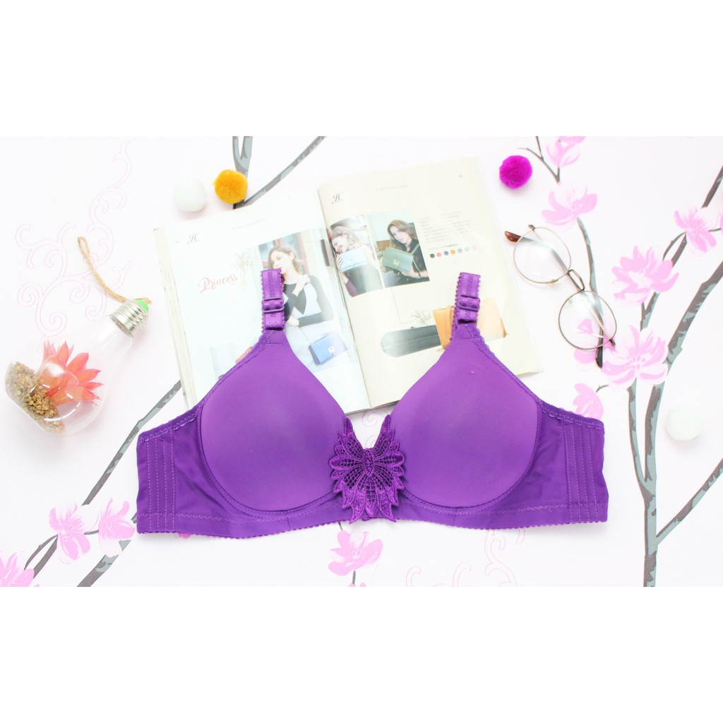 [Bayar di tempat] Fashion Bra size 36-42B | #3302 bh tanpa kawat bahan halus lembut elastis REAL PIC