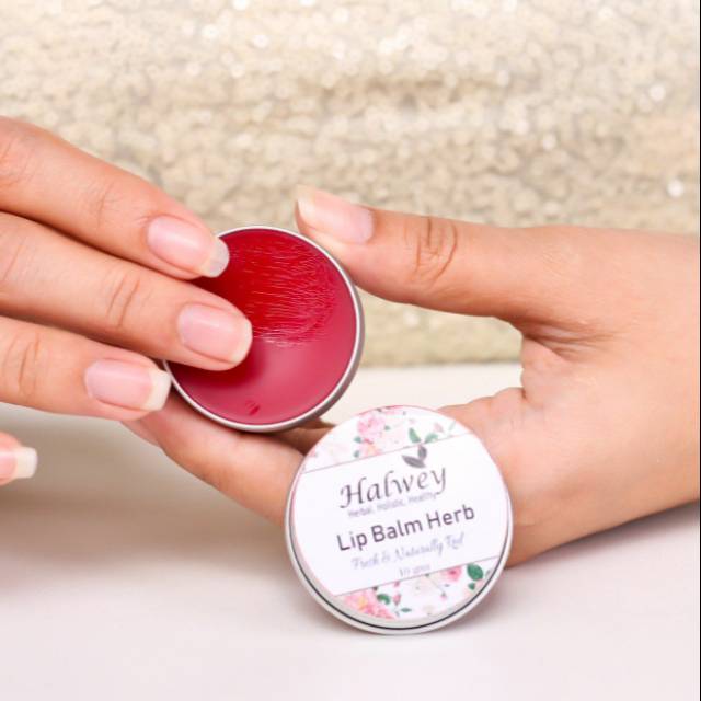 Halwey lip balm ori (pencerahkan -pelembab bibir)