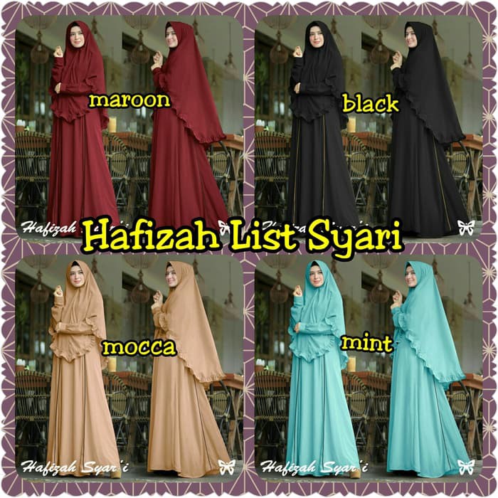 Gamis Hafizah List Syari