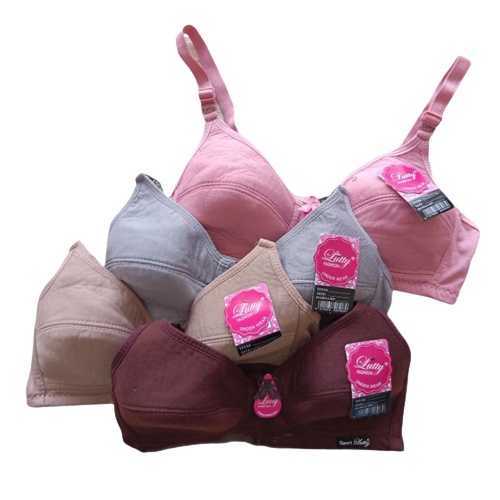 Bh Wanita Tanpa Kawat dan Busa Jumbo Bra Sport Wanita Murah LUTTY