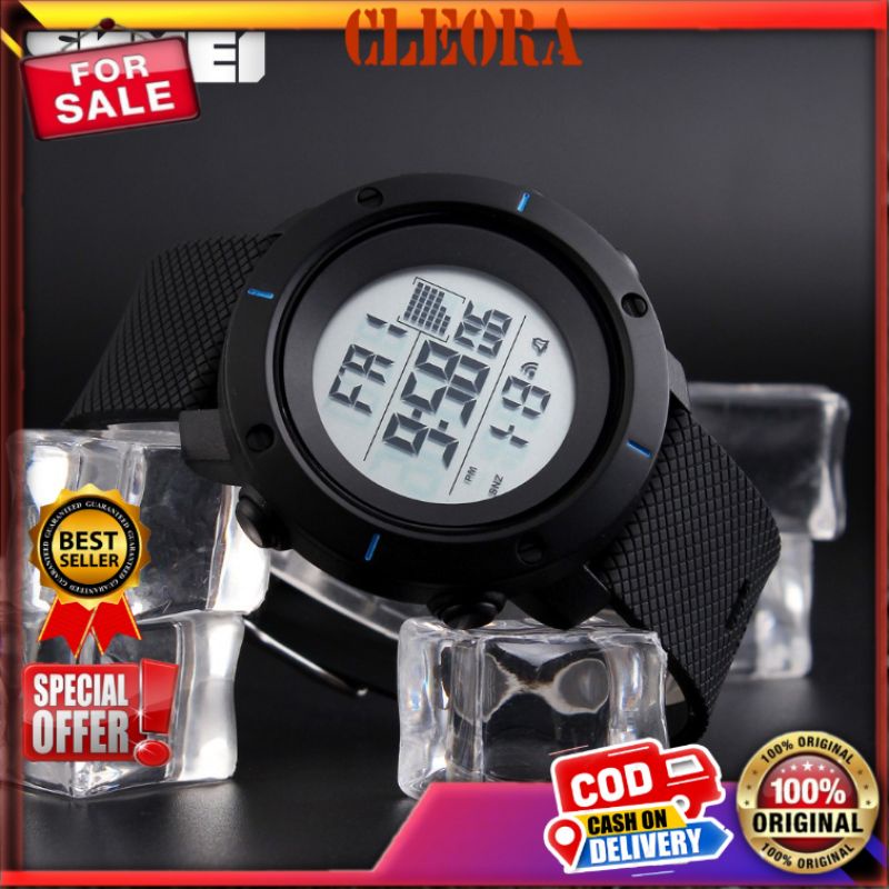 Jam Tangan Pria Wanita New SKMEI Buckle Ori Digital Tali Rubber Modern Terbaru Arloji Jm Original Ta