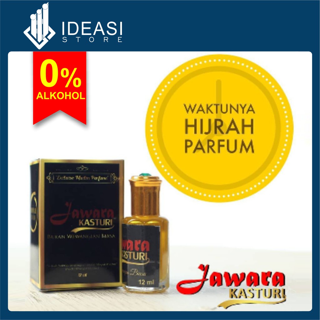 Parfum Kasturi ORIGINAL / Parfum Pria Non Alkohol / Misk / Kasturi / Parfum Arab / Minyak Wangi Pria