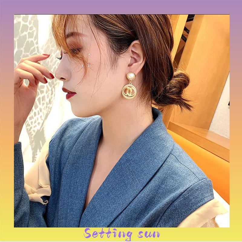 Anting-Anting Fashion Gaya Istana Anting-Anting Mutiara Anting-Anting Wanita Anting-Anting Kepribadian TN