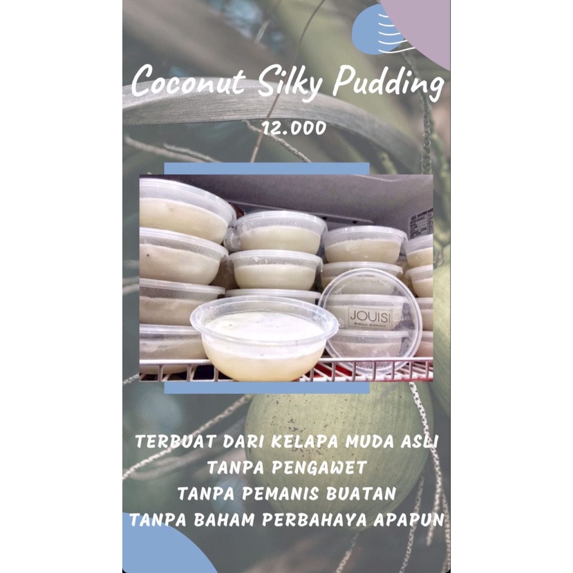 

Coconut Silky Pudding Cup