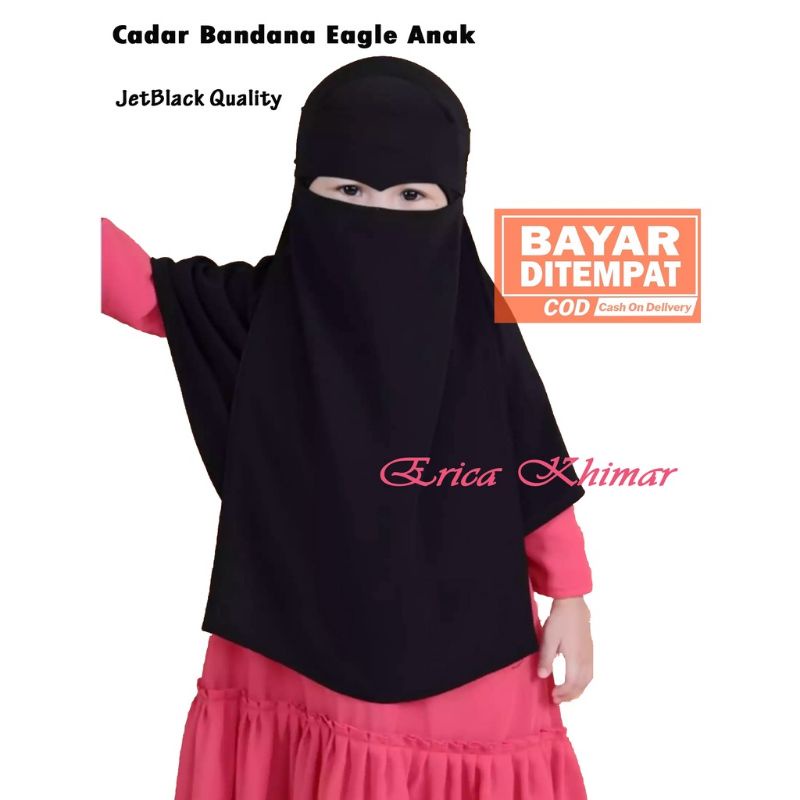 (MS) READY NIQOB ANAK/NIQOB ELANG/JETBLACK