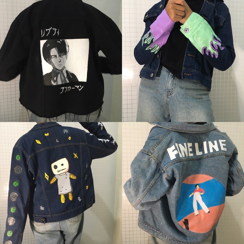 BATCH 11 BY.SUNDYE PAINTED JACKET REWORKED CREWNECK EDITION