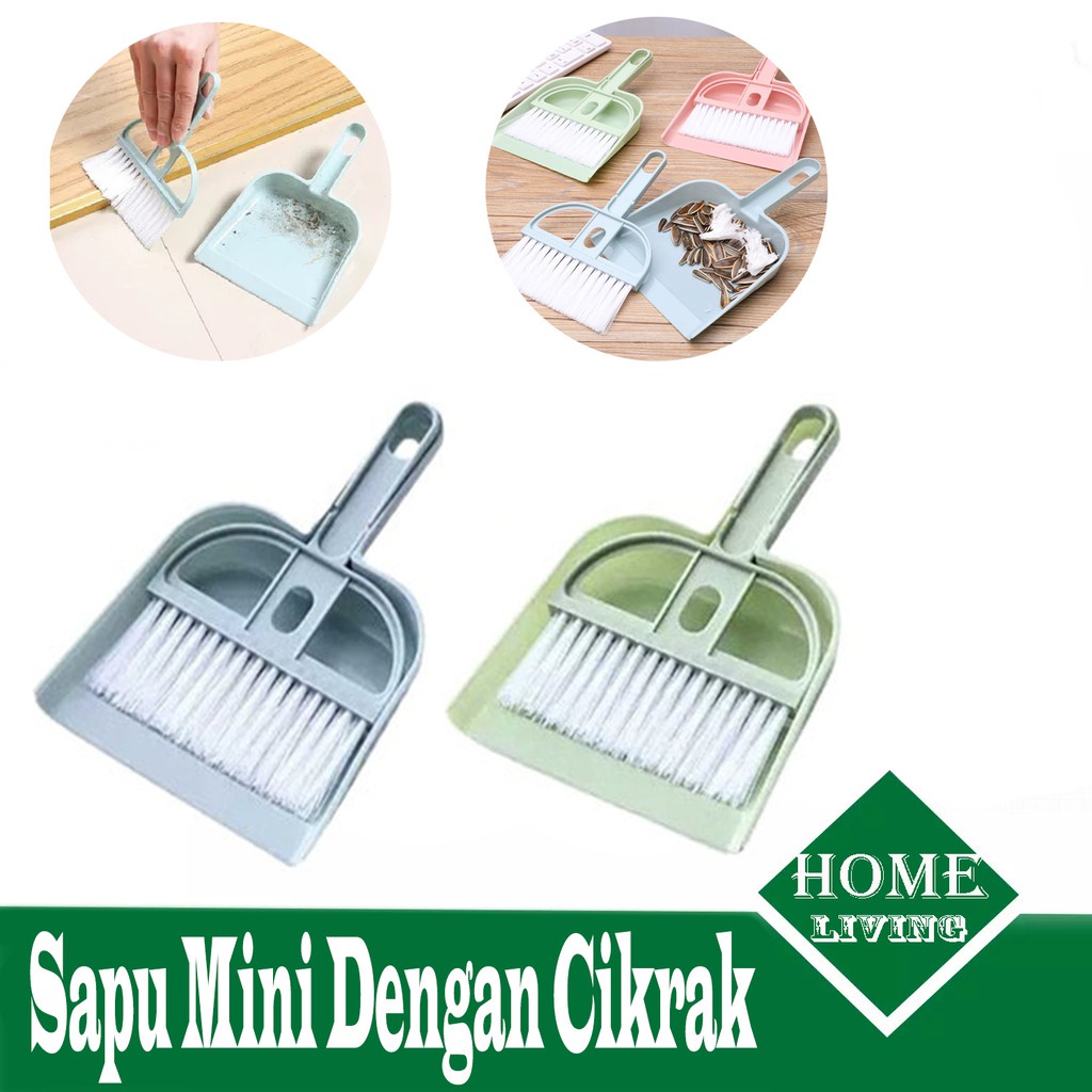 Sapu Mini set Serok Cikrak / SAPU MINI SET SAPU PLUS DUSTPAN PENGKI SERBAGUNA