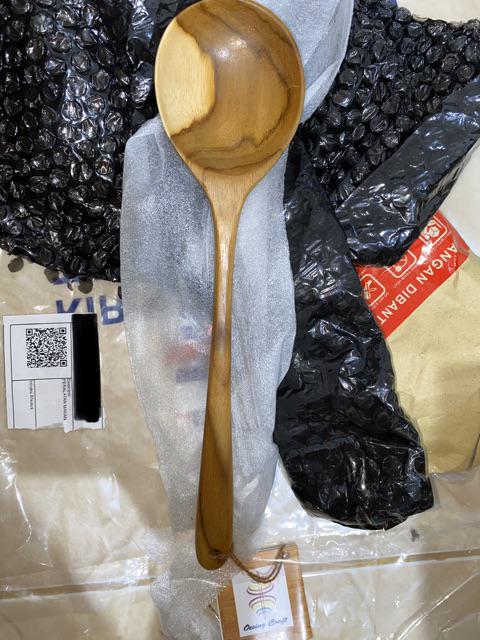 Spatula / Centong Kayu Jati Oesing Craft