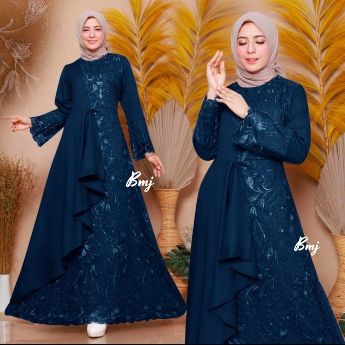 YWF ~  ( PROMO HARI RAYA ) GAMIS BRUKAT TERBARU | BAJU BROKAT WANITA MUSLIM | BAJU PESTA KONDANGAN M