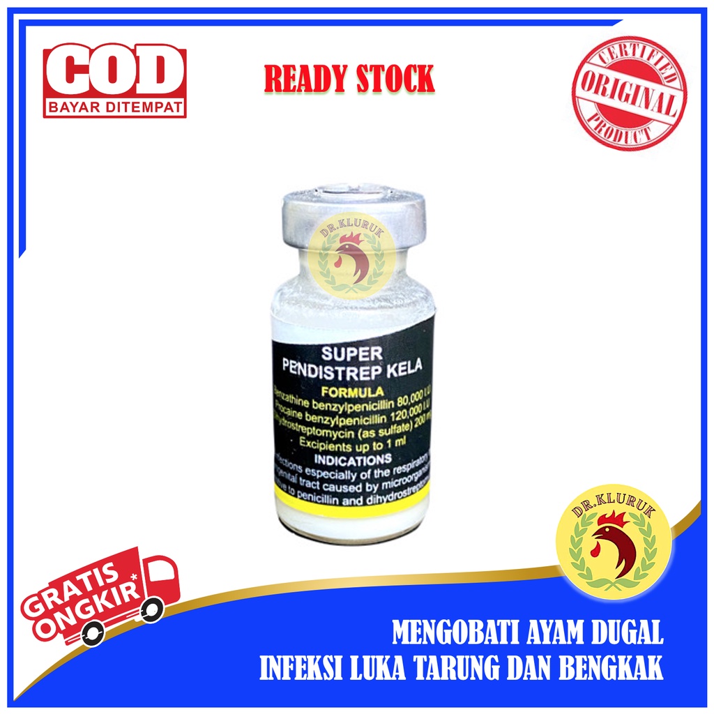 Pendistrep Kela Obat Ayam Dugal dan Aneka Infeksi ( 10ml )