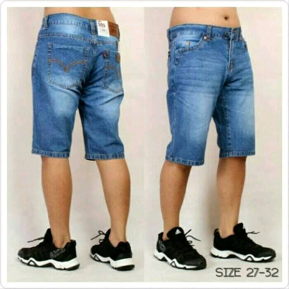 Celana Jeans Pendek Pria Terbaru - Desain Trendy &amp; Kualitas Terbaik