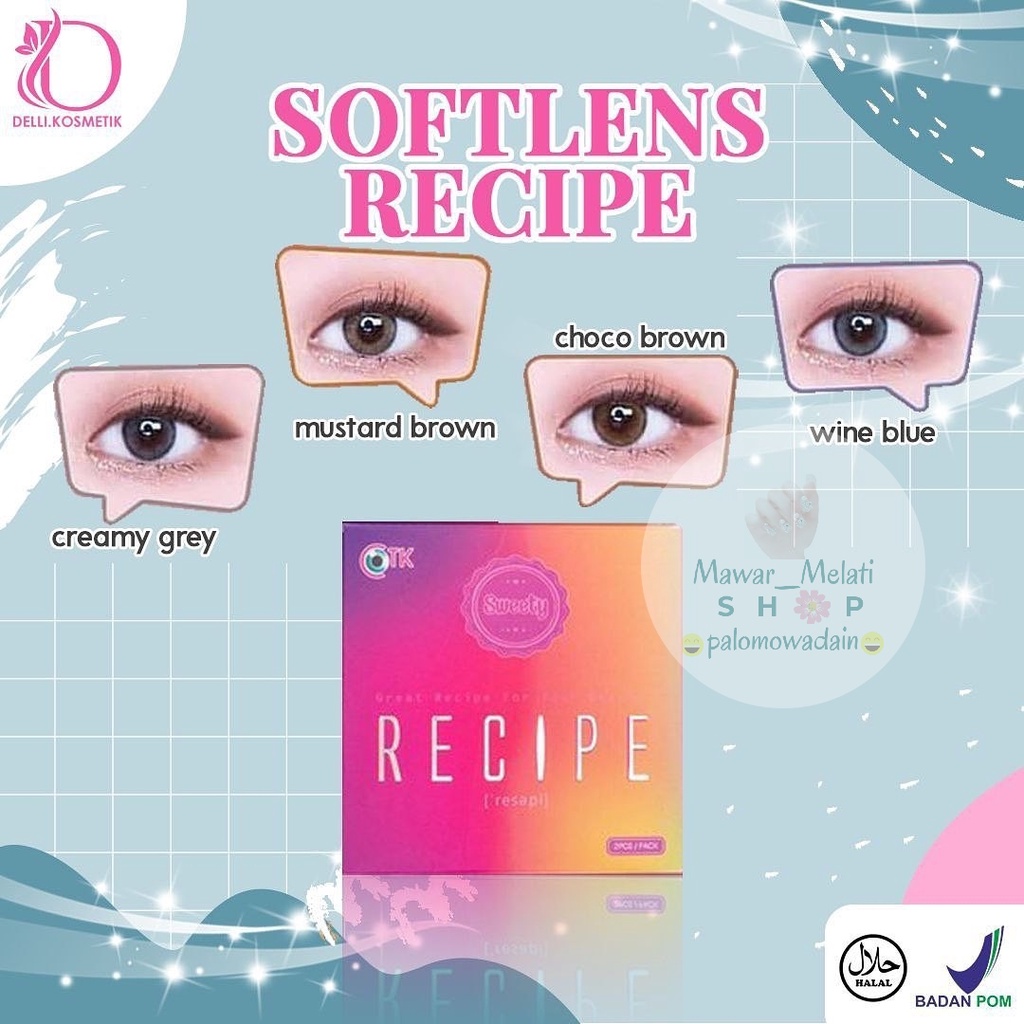 Softlens RECIPE Normal Plano by CTK