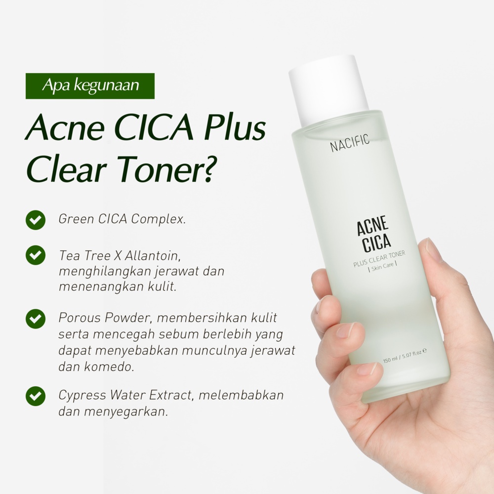 [BPOM] NACIFIC Acne Cica Plus TONER | NACIFIC ACNE Ci Plus CREAM