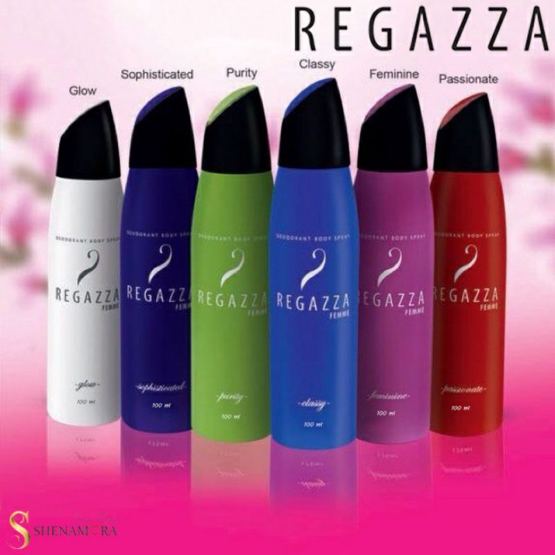 REGAZZA Femme Deodorant Body Spray 175ml (KHUSUS PULAU JAWA SAJA)