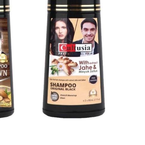 ☉ Cultusia Black Shampo ( Viral Tiktok) / Cultusia Shampo Black / Cultusia Shampo Original Black / S