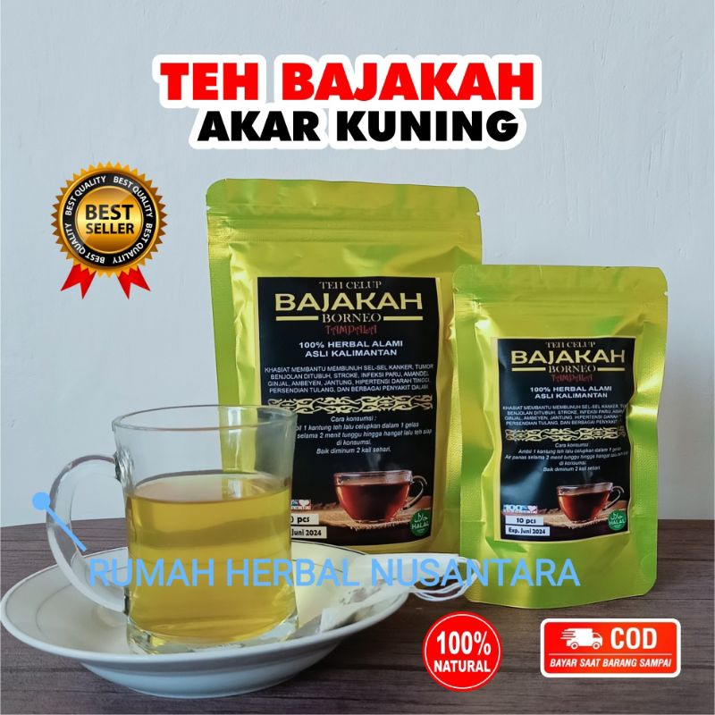 

Teh bajakah akar kuningn / teh akar bajakah kuning isi 20/ bajakah asli kalimantan