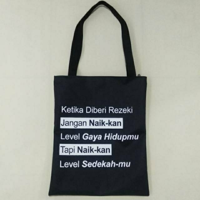 PAKAI RESLETING TOTE BAG K-POP WANITA MURAH KARAKTER TULISAN