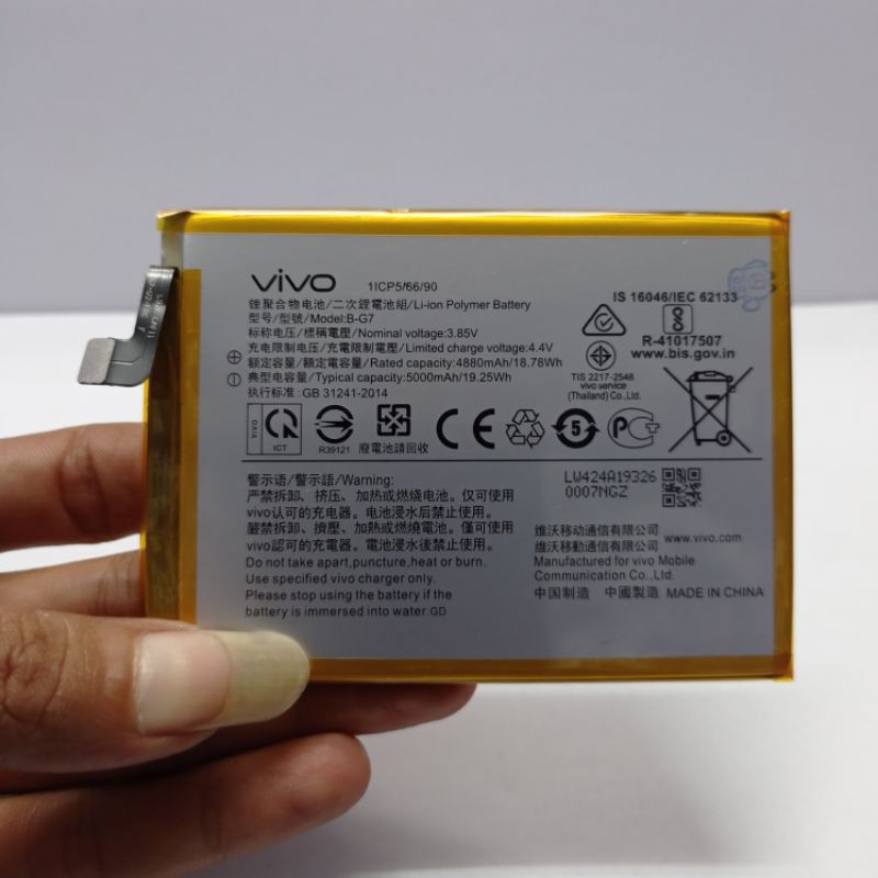 BATERAI BATRE BATTERY VIVO Z1 PRO B-G7 ORIGINAL