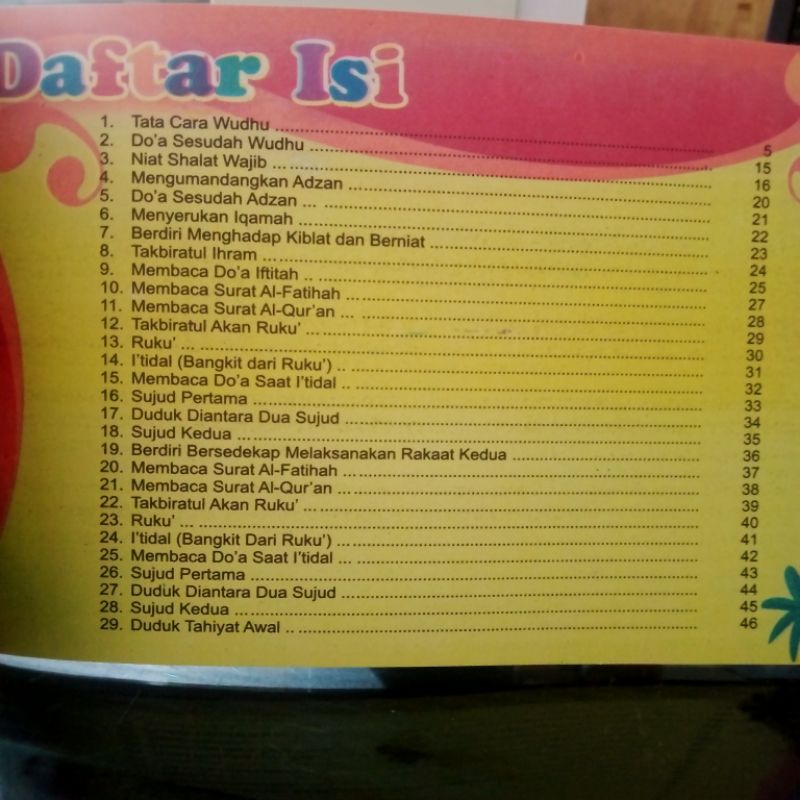 buku pintar shalat dan berdoa 96 halaman (24.5×16cm)