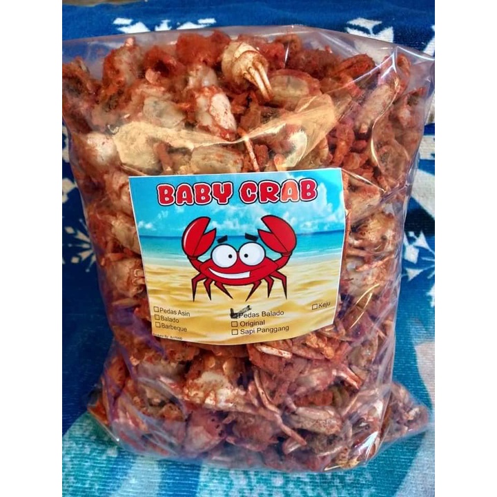 

BABY CRAB CRISPY 1/2 KG IZIN PIRT 500GRAM HALAL KILOAN