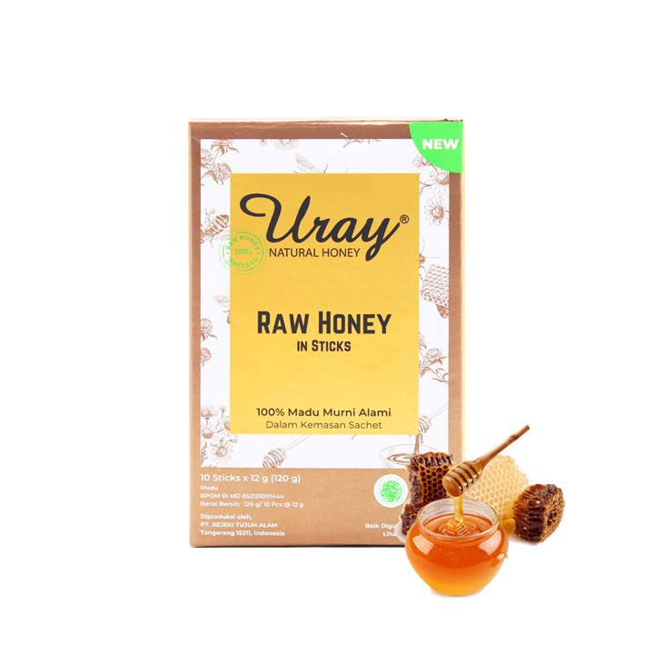

Raw Honey In Stick 120 gr - Natural Honey - Madu Murni - Madu Asli - Madu Natural - Madu Hutan - Madu Organik