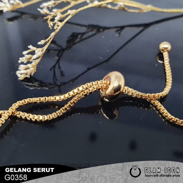 Gelang Serut Wajix full mata tabur G0368 GSG