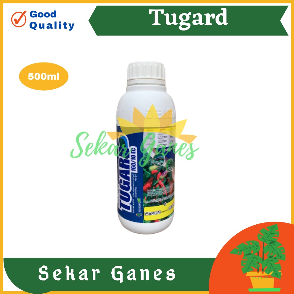 Obat Hama Tanaman Tugard 500 ml 160/10EC Digunakan Untuk Mengendalikan Hama Pada Tanaman Cabai Kedelai Kakao Dan Jarak Pagar Pestisida Tanaman Ulat Insektisida Kutu Putih Obat Hama Tanaman Tugard 100 ml Insektisida Tanaman