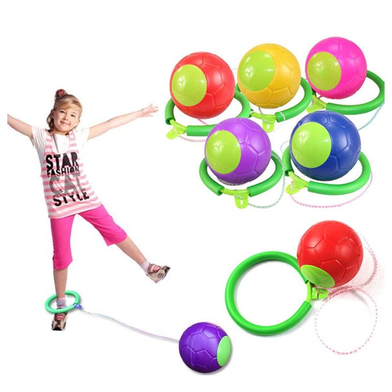 Mainan Anak Skipping Hop Ball Children Toy - WJ2019 - Multi-Color