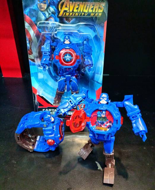 Jam Tangan Anak Robot Marvel Avengers