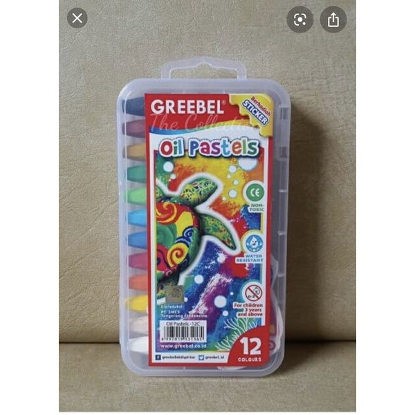 

Unik Crayon greebel 12 warna oil pastel Eksklusif