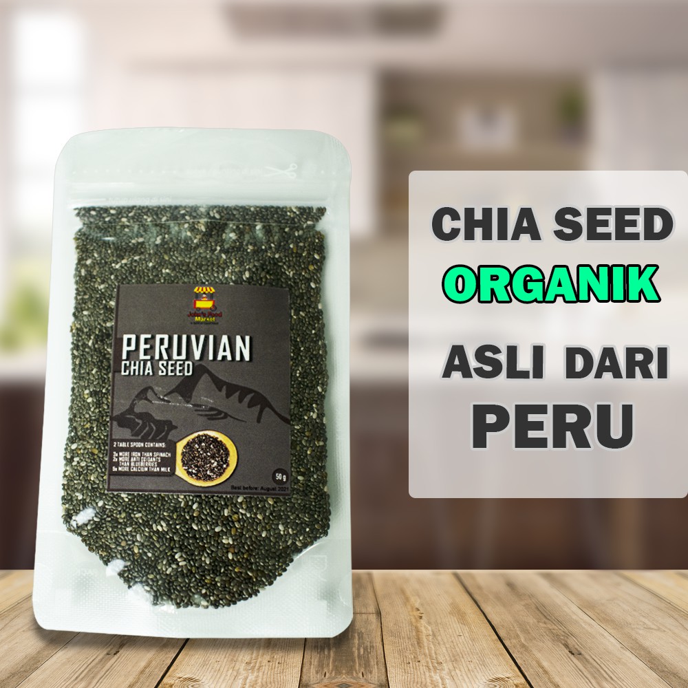 

ORGANIC CHIA SEED BIJI CHIASEED NATURAL BLACK PERU CHIA SEEDS